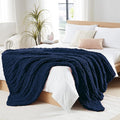 L'AGRATY Chunky Knit Throw Blanket by LAGRATY
