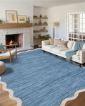 GarveeHome Scalloped Washable Area Rugs 9 x 12 Rug by GarveeHome