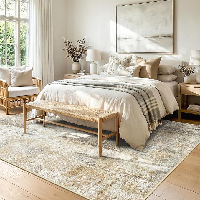 RELEANY Washable 6'x8' Abstract Area Rug - Image 2