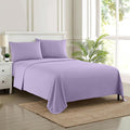 California King Sheet Sets - Breathable Luxury Sheets with Full Elastic & Secure Corner Straps Built In - 1800 Supreme Collection Deep Pocket Bedding Set, Sheet Set, California King, Lavender