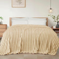 Exclusivo Mezcla Striped Twin Size Fleece Blanket by ExclusivoMezcla