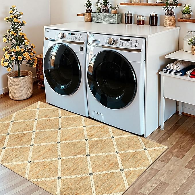 Cottage Trellis 3x5 Entryway Rug Indoor Outdoor Mats - Image 9