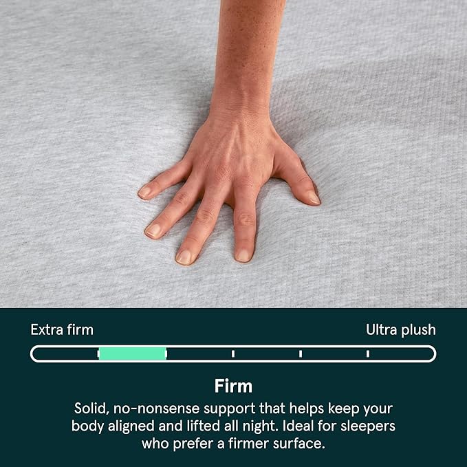 Kin By Tuft & Needle Firm 8" Cal King Adaptive Foam Mattress in a Box, Cooling Pressure Relief, Balanced Support, 100 Night Trial, Fiberglass-Free, CertiPUR-US, 10-Year Limited Warranty