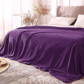 BEDELITE Fleece Blanket Soft Plush King Size Bed Blanket Purple 108"x90" | by BEDELITE