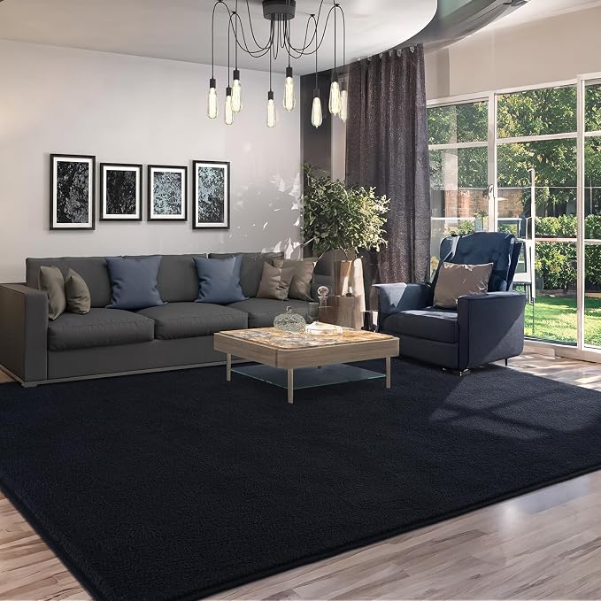 5x7 Area Rugs for Living Room Non Slip Dorm Bedroom Rug, Minimalist Washable - Image 5