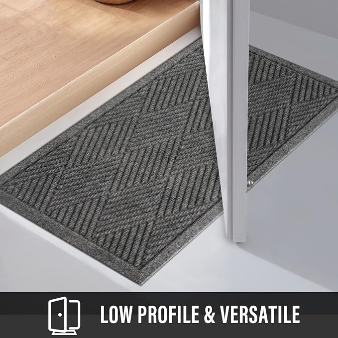 Sturdy Front Door Mat, Absorbent Muddy Dirt Resist Welcome Door Mats Outdoor - Image 6