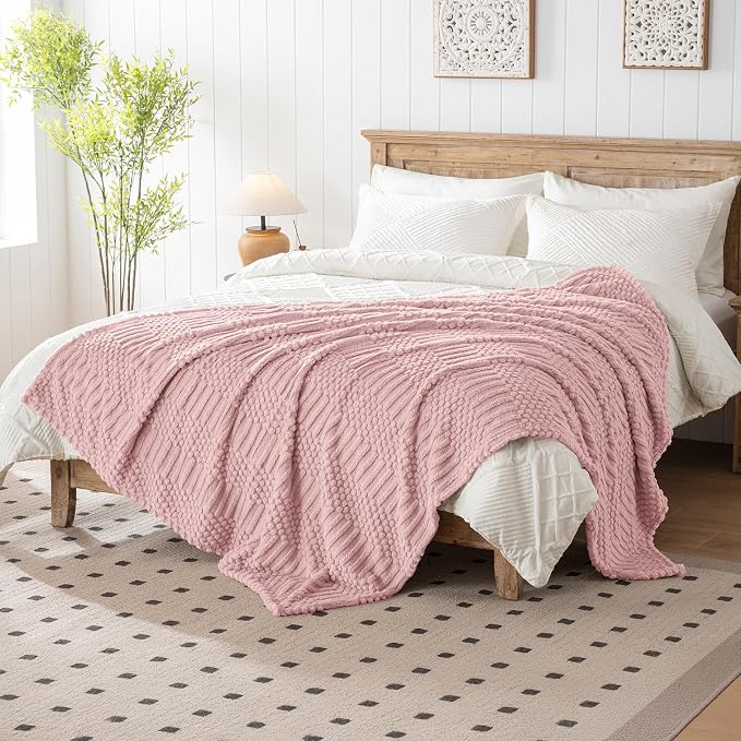 Pink Throw Blanket - Image 3