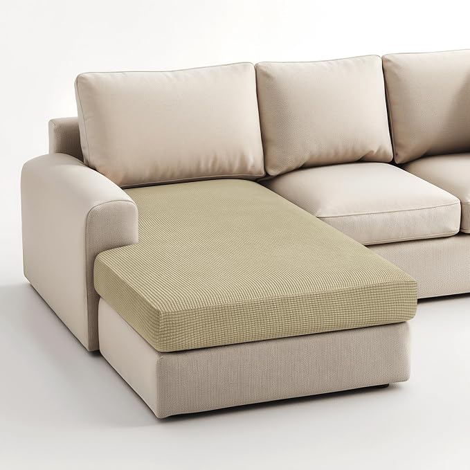 Hokway Stretch Chaise Cover Individual Couch Cushion Slipcovers Reversible by Hokway