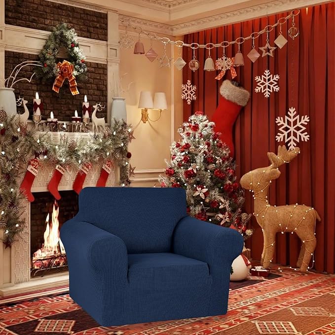 Stretch Chair Sofa Slipcover, Single Couch Cover, Pet Friendly Furniture - Image 2