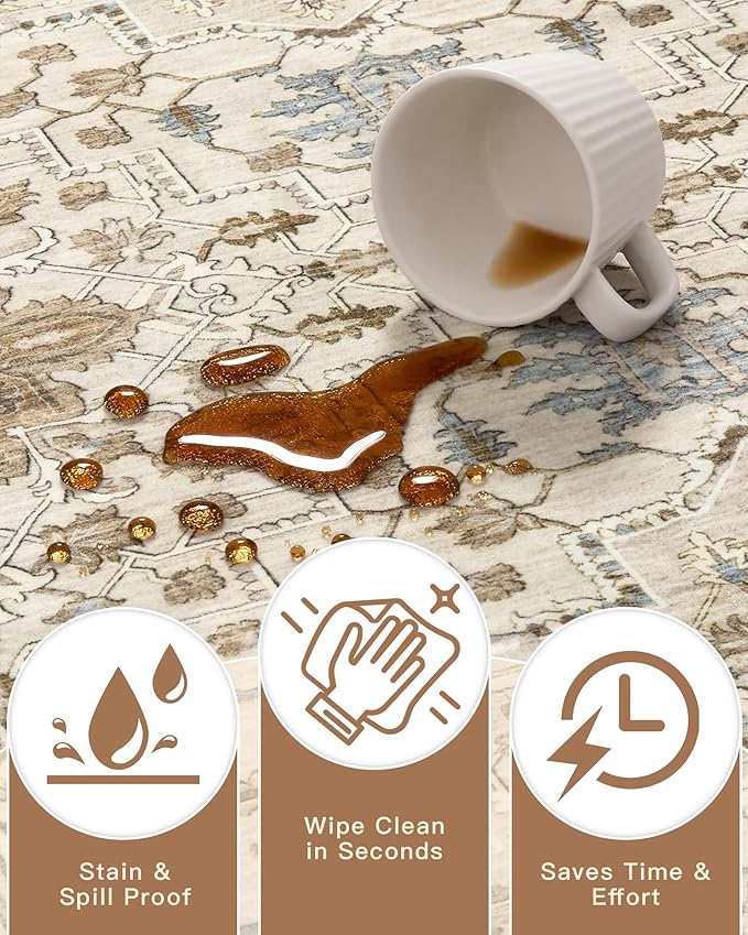 Madane 4x12 Wide Hallway Runner Rug Washable - Image 7