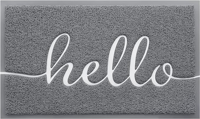 Door Mat Welcome Mat Floor Mat for Entryway, High Traffic Areas | Low Profile by BeneathYourFeet