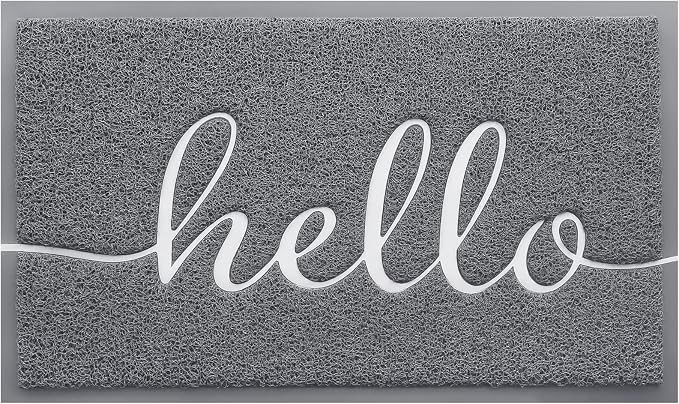 Door Mat Welcome Mat Floor Mat for Entryway, High Traffic Areas | Low Profile by BeneathYourFeet