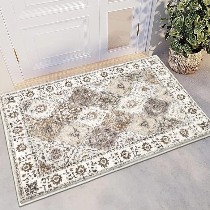 HEBE Indoor Door Mat 2'x3', Washable Welcome Mat by HEBE