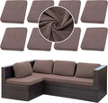 8PCS Patio Cushion Covers.Patio Furniture Couch SeatSlipcovers | Washable by SUKAIKEQA