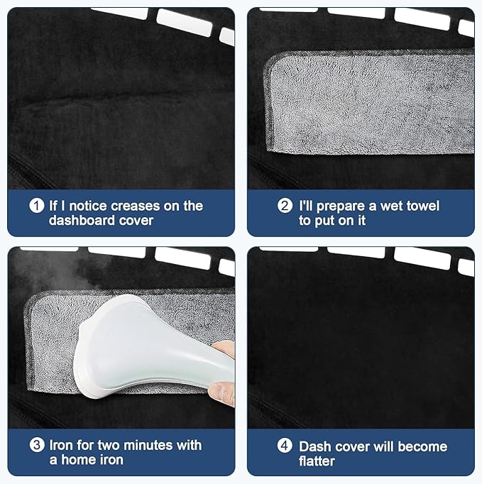 Dashboard Cover Mat Custom Fit for Nissan Altima 2019-2023 2024 2025 2026 (Without HUD) Dash Cover Nonslip Dash Mat Protector Sunshade No Glare Black (Not for 12 inch Display Screen)