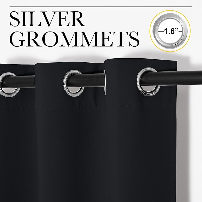 NICETOWN Cafe Blackout Curtains and Drapes - Image 3