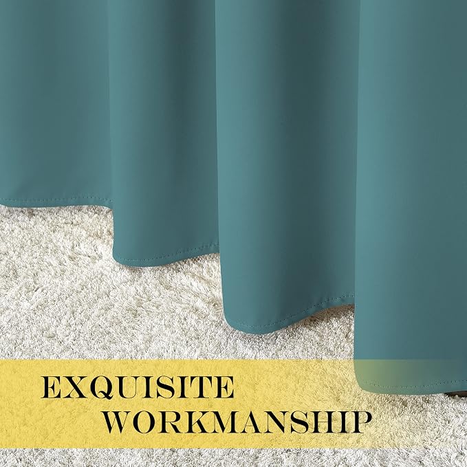 NICETOWN Blackout Curtains for Sliding Glass Door Room Divider Noise Reduce - Image 5