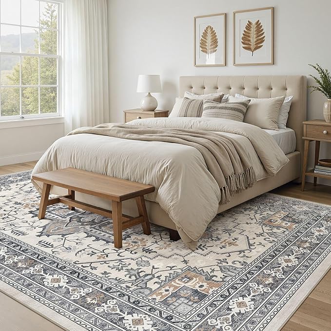 UERMEI 5x7 Area Rug Living Room Rugs - Image 4