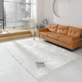 linmopm Faux Fur Rug White Sheepskin Shag 6x9 ft Rectangle | Fluffy Fuzzy by Limopmfauxfurproducts