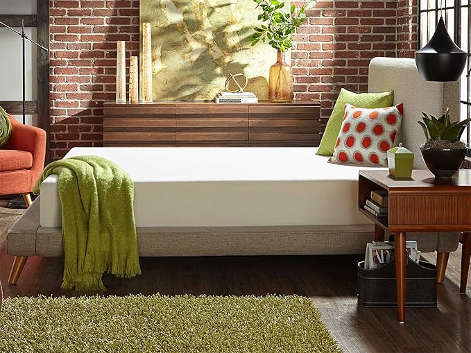 Live and Sleep Classic 12 Inch Medium Firm Memory Foam Mattress - Bed in a Box with Firm Body Support, CertiPUR Certified - RV Short Queen Size