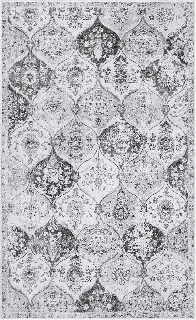 Lahome Moroccan Washable Small Area Rug, 3x5 Rugs by Lahome
