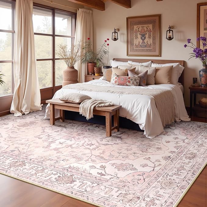 RELEANY Washable Area Rug, Large 10'x14', Water Repellent, Pet Friendly - Image 2