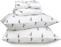RUVANTI Flannel Sheets Twin XL Size - 100% Cotton Double Brushed Twin XL Sheet Sets, Deep Pockets 16 Inches, All Seasons Breathable & Extra Soft Bed Sheets, Warm & Cozy, 3 Piece, Flurry Friends