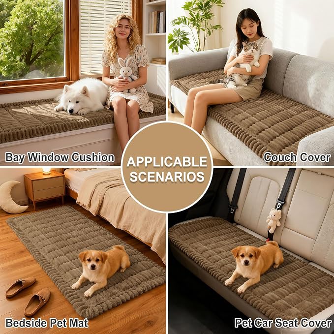 Couch Cover for Dogs, Washable Non Slip Plush Flannel Sofa Protector | Thick - Image 4