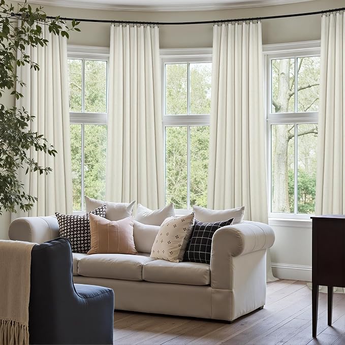 Pitalk Modern Farmhouse Curtains - Image 2