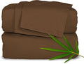California King Sheets by Pure Bamboo, Genuine 100% Organic Viscose Derived from Bamboo Bed Sheet Set, Soft & Cooling, Double Stitching, Lifetime Quality Promise (California King, Coconut Husk)