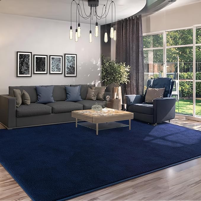 5x7 Area Rugs for Living Room Non Slip Dorm Bedroom Rug, Minimalist Washable - Image 6