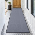 OLANLY Front Door Mat 71x34, Waterproof Heavy-Duty Indoor Outdoor Doormat | Ash by OLANLY