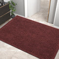 Durable Front Door Mat, Absorbent Muddy Dirt Resist Welcome Door Mats Outdoor by HIYARD