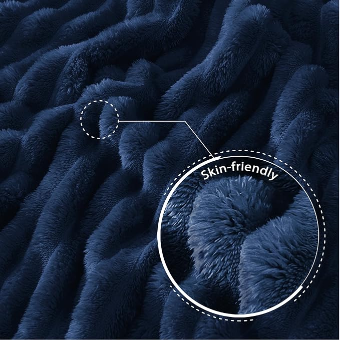 Exclusivo Mezcla Striped King Size Fleece Blanket - Image 5