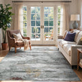 4x6 Ft Abstract Area Rugs for Living Room, Soft Non-Slip Modern Washable Rugs by Cuzwlovita