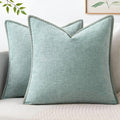 MIULEE Decorative Couch Throw Pillow Covers 20x20 Inch Coastal Light Blue | 2 by MIULEE