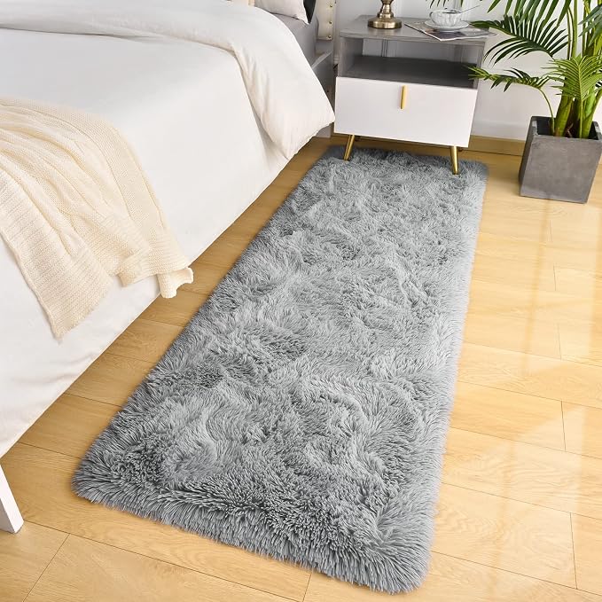 LOCHAS 2x6 Runner Rugs for Hallway, Fluffy Area Rugs for Bedroom - Image 2