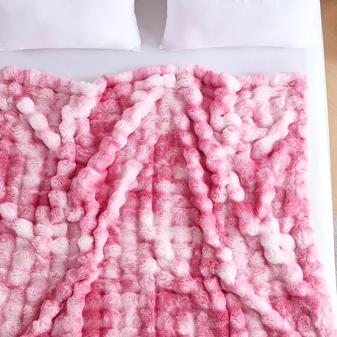 50x60 Inches Ultra-Soft Fuzzy Faux Fur Plush Throw Blanket - Image 6