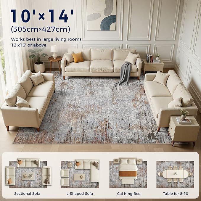 DMOYEST Area Rug Living Room Rugs - Image 7