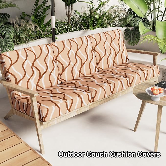 Printed Couch Cushion Covers, Sofa Covers Washable - Image 2