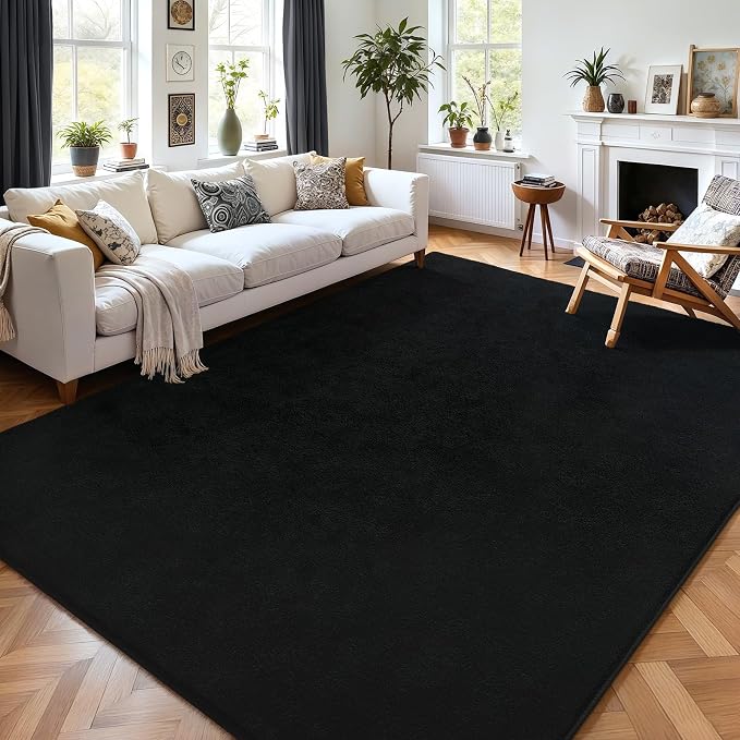 6x9 Area Rugs for Living Room Non Slip Dorm Bedroom Rug, Minimalist Washable by AROGANAREARUG