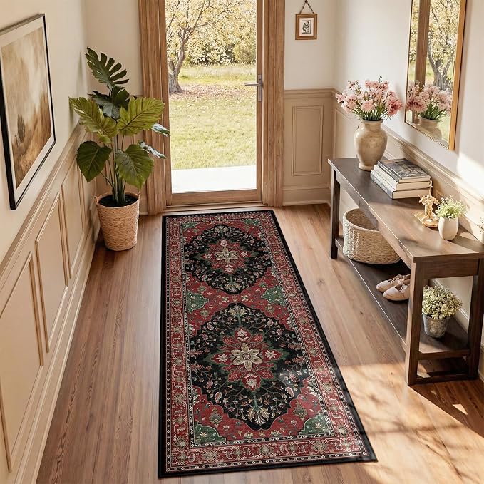 RELEANY Washable Area Rug, Runner 2'x5', Water Repellent, Pet Friendly by RELEANY