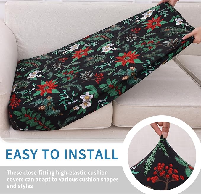 Printed Couch Cushion Covers, Sofa Covers Washable - Image 4