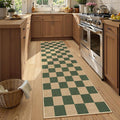 Lahome Checkered Easy Jute Kitchen Runner Rug, 2x8 Outdoor Rugs Washable | by Lahome