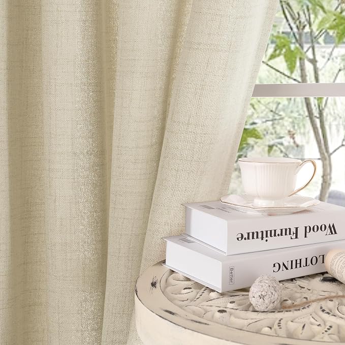YoungsTex Linen Curtains 63 Inch Length - Image 7