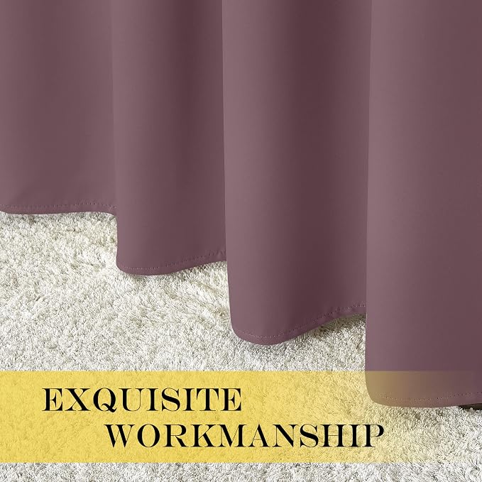 NICETOWN Door Curtain for Closet Doors 80 Inches Long 1 Panel, Room Divider - Image 6