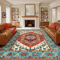 SERISSA 9x12 Washable Non Slip Boho Area Rug by SERISSAHomeDecorCollection