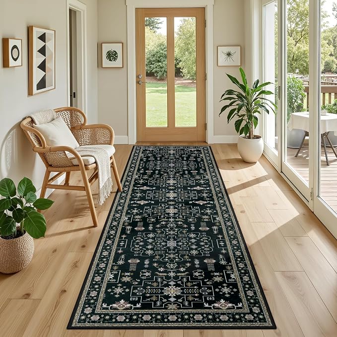 Hallway Runner Rug: 2.6x8 Kitchen Boho Rugs - Image 5