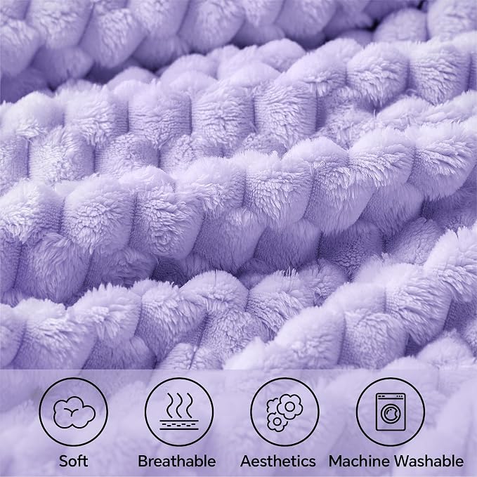 BEDELITE Lavender Throw Blanket - Image 3