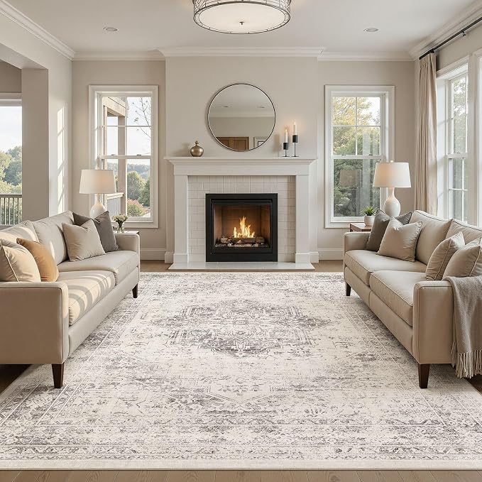 UERMEI 10x12 Area Rug Living Room Rugs - Image 7